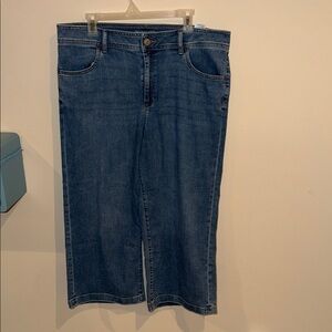 Chico's Blue Ankle Jeans